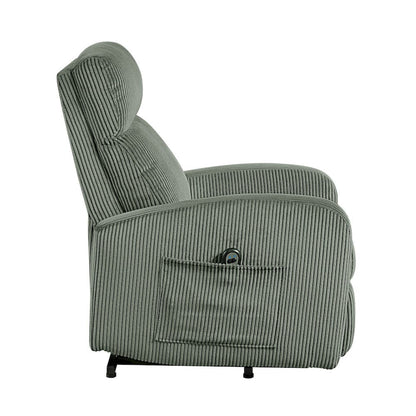 Homelegance  - Parsons Power Lift Chair in Green - 9588GRN-1LT  view 8