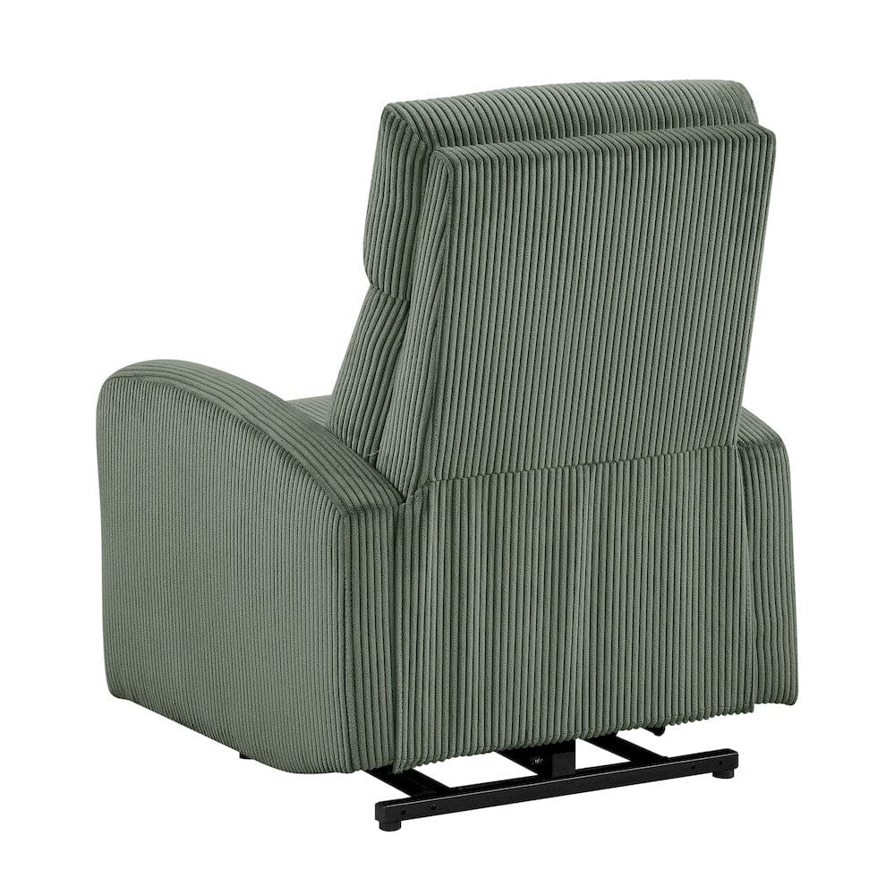 Homelegance  - Parsons Power Lift Chair in Green - 9588GRN-1LT  view 9