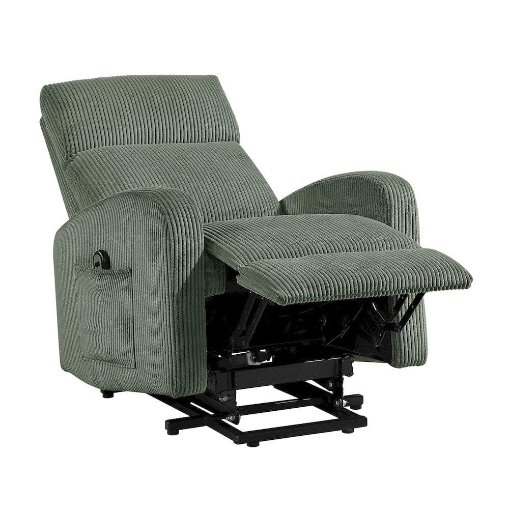 Homelegance  - Parsons Power Lift Chair in Green - 9588GRN-1LT  view 10