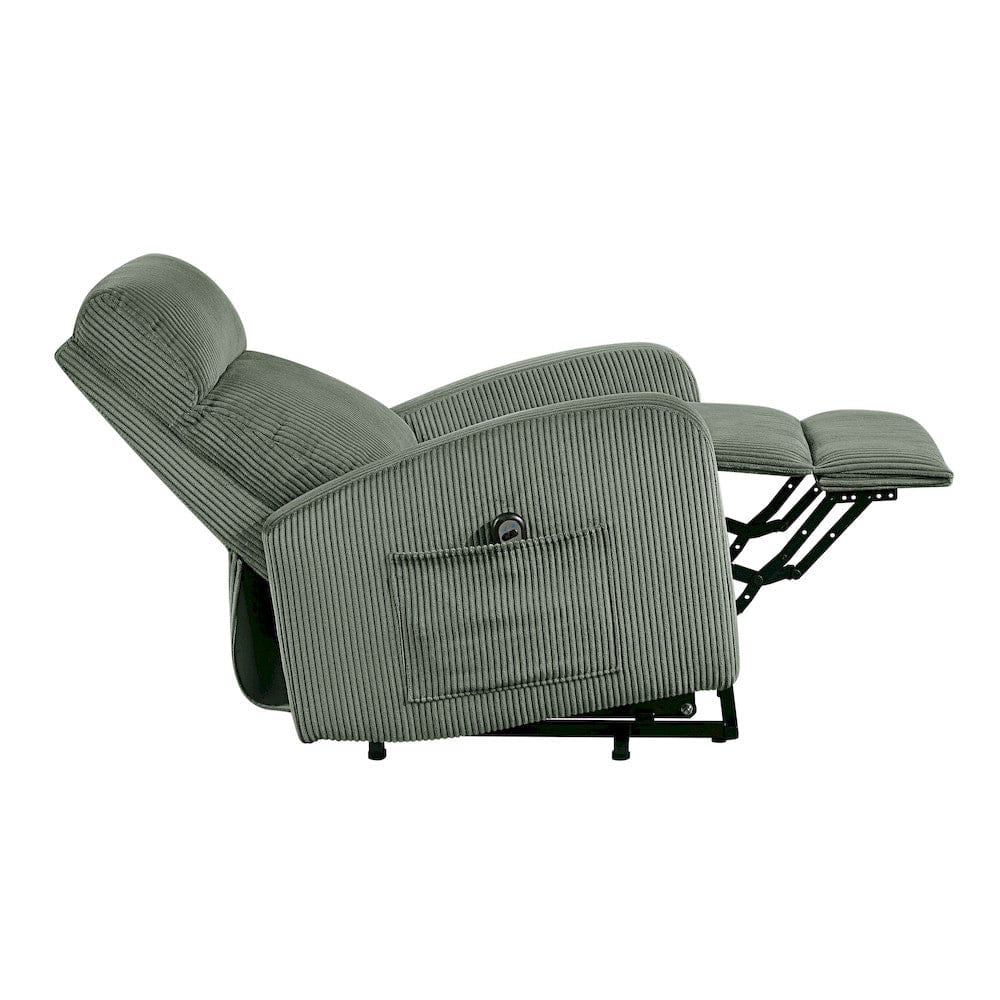 Homelegance  - Parsons Power Lift Chair in Green - 9588GRN-1LT  view 11