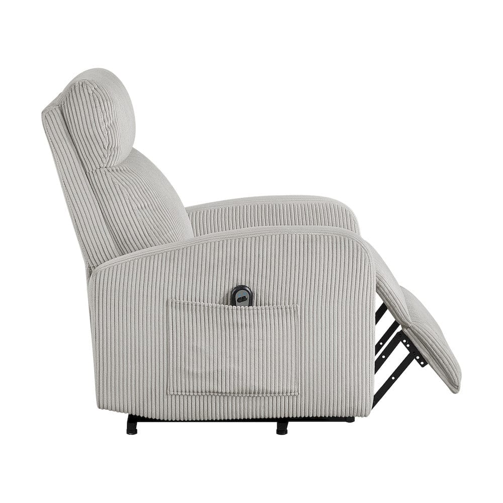 Homelegance  - Parsons Power Lift Chair in Light gray - 9588GRY-1LT  view 3
