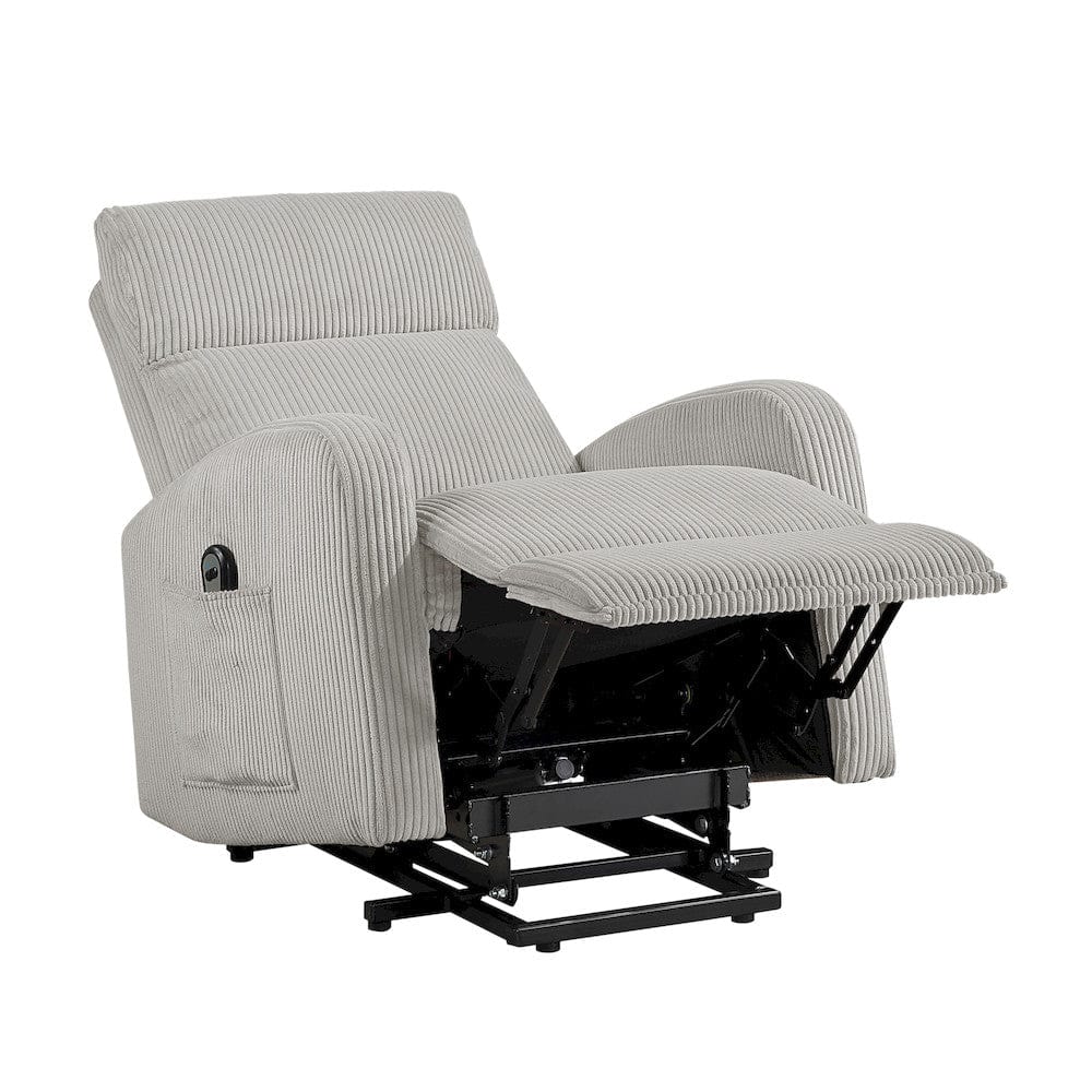 Homelegance  - Parsons Power Lift Chair in Light gray - 9588GRY-1LT  view 9