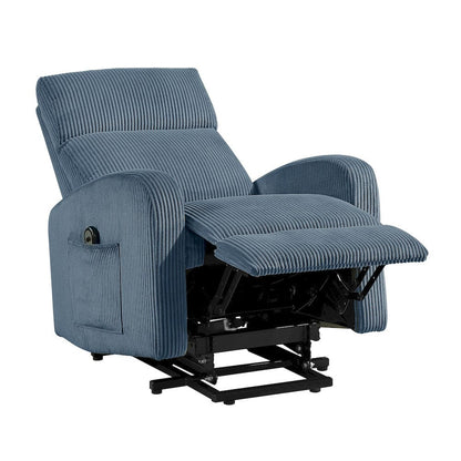 Homelegance  - Parsons Power Lift Chair in Midnight blue - 9588MDN-1LT  view 8
