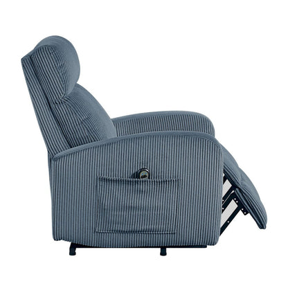Homelegance  - Parsons Power Lift Chair in Midnight blue - 9588MDN-1LT  view 9