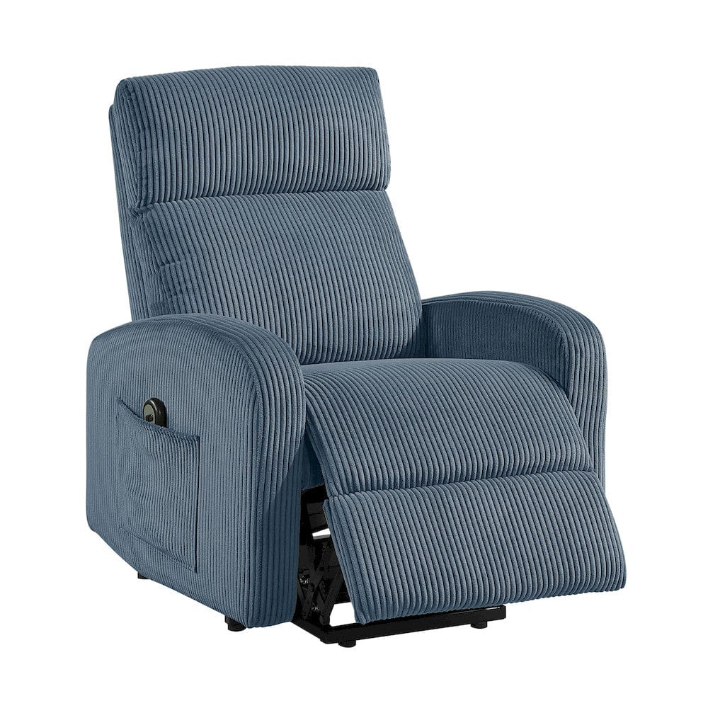 Homelegance  - Parsons Power Lift Chair in Midnight blue - 9588MDN-1LT  view 10