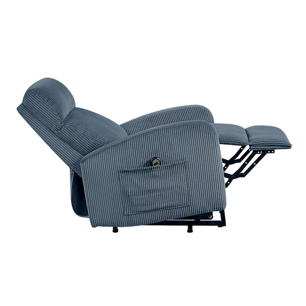 Homelegance  - Parsons Power Lift Chair in Midnight blue - 9588MDN-1LT  view 11