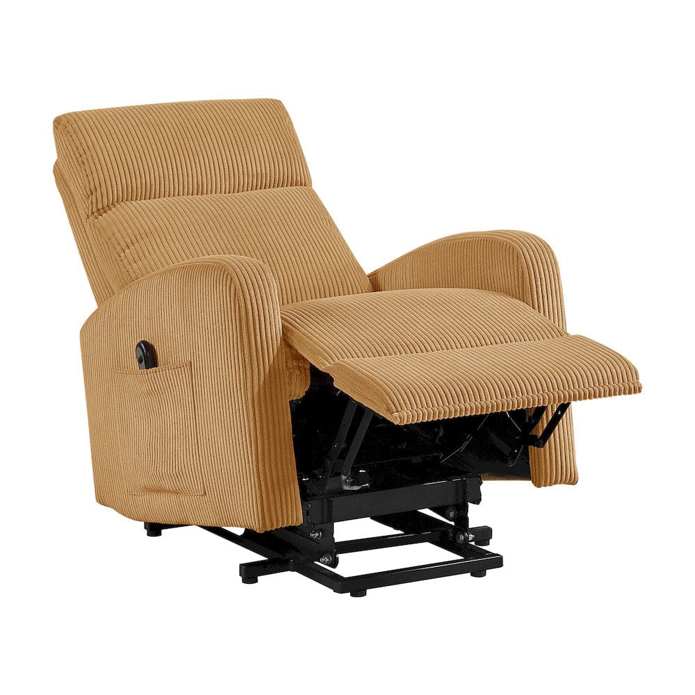 Homelegance  - Parsons Power Lift Chair in Yellow - 9588YLW-1LT  view 2