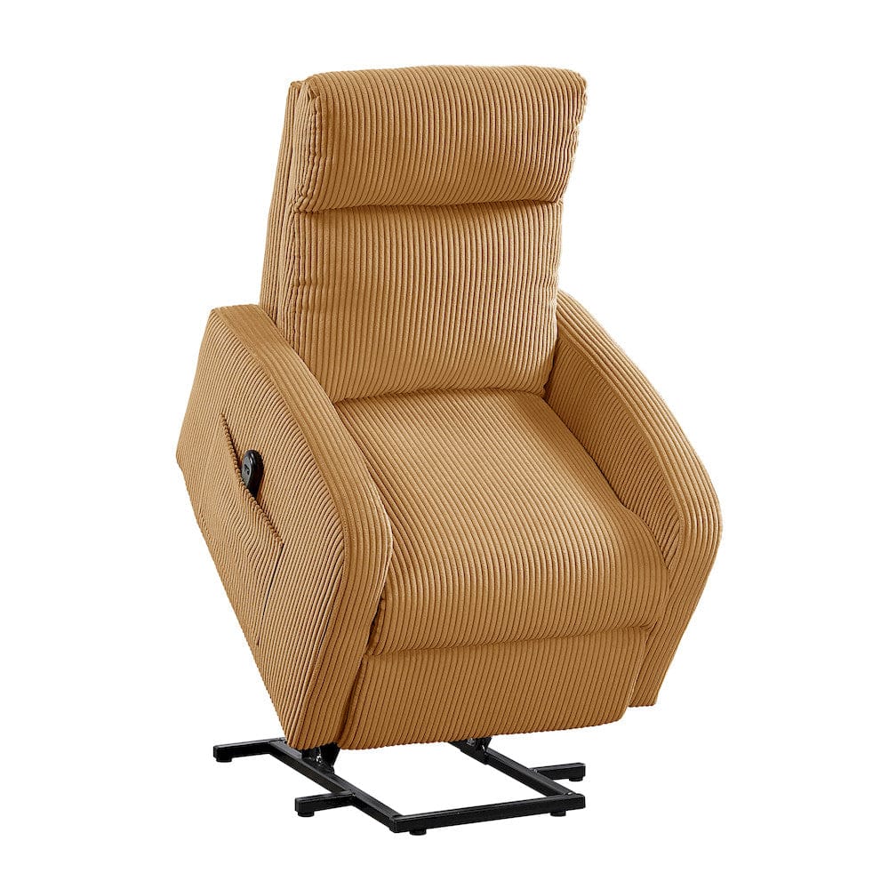 Homelegance  - Parsons Power Lift Chair in Yellow - 9588YLW-1LT  view 4