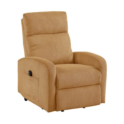 Homelegance  - Parsons Power Lift Chair in Yellow - 9588YLW-1LT  view 6