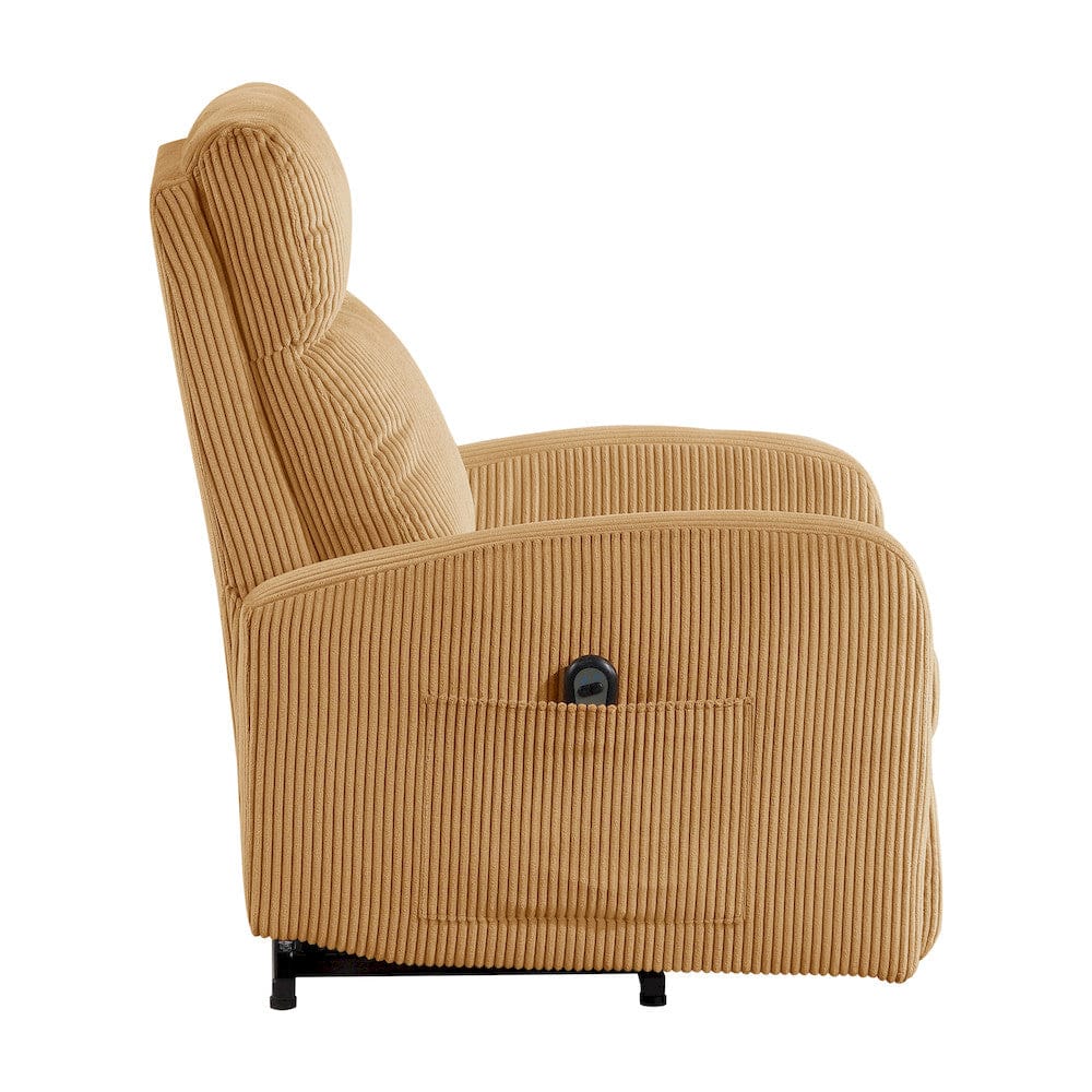 Homelegance  - Parsons Power Lift Chair in Yellow - 9588YLW-1LT  view 7