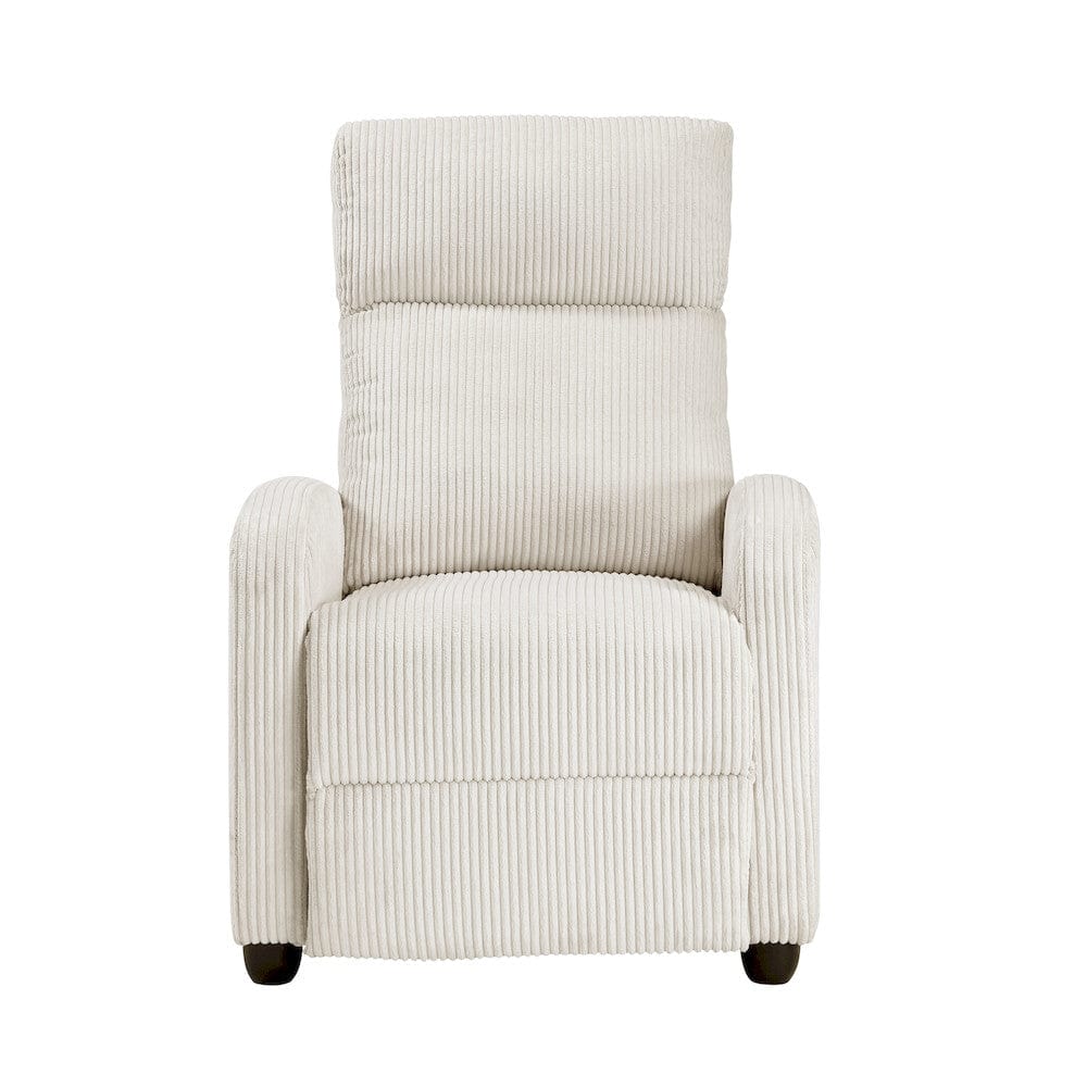 Homelegance  - Parsons Push Back Reclining Chair in Beige - 9588BEG-1PB  view 5