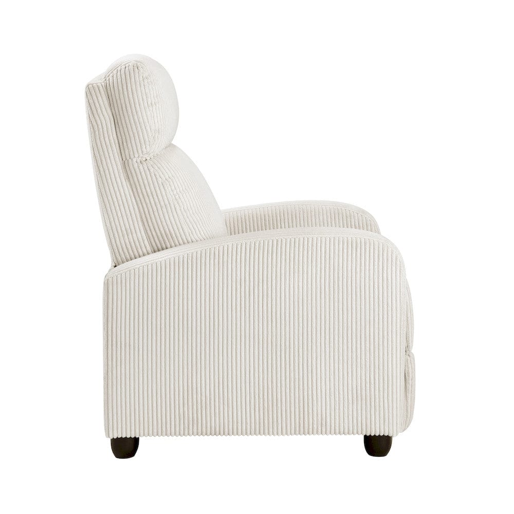 Homelegance  - Parsons Push Back Reclining Chair in Beige - 9588BEG-1PB  view 7