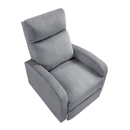 Homelegance  - Parsons Push Back Reclining Chair in Dark gray - 9588DGY-1PB  view 3