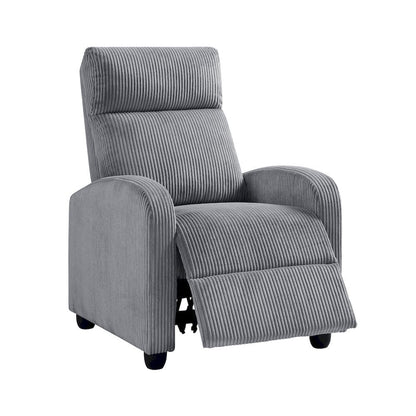 Homelegance  - Parsons Push Back Reclining Chair in Dark gray - 9588DGY-1PB  view 7