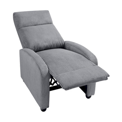 Homelegance  - Parsons Push Back Reclining Chair in Dark gray - 9588DGY-1PB  view 8