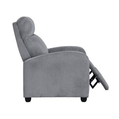Homelegance  - Parsons Push Back Reclining Chair in Dark gray - 9588DGY-1PB  view 10
