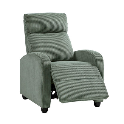 Homelegance  - Parsons Push Back Reclining Chair in Green - 9588GRN-1PB  view 1