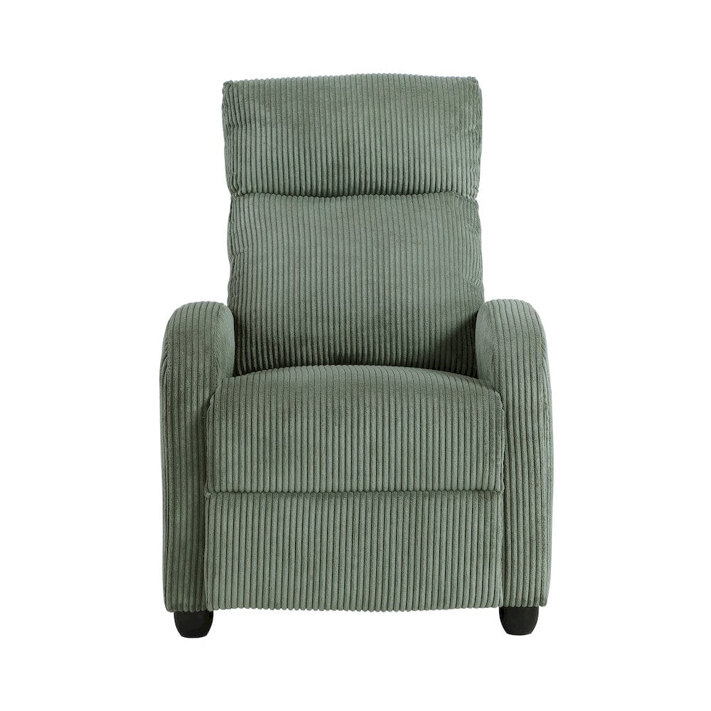 Homelegance  - Parsons Push Back Reclining Chair in Green - 9588GRN-1PB  view 3