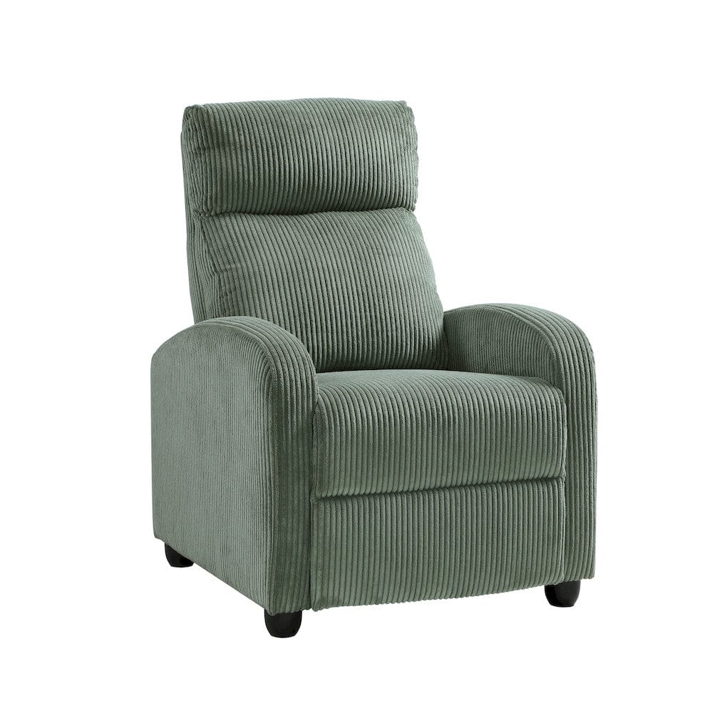 Homelegance  - Parsons Push Back Reclining Chair in Green - 9588GRN-1PB  view 4