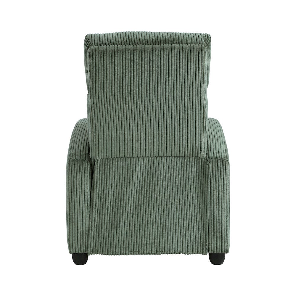 Homelegance  - Parsons Push Back Reclining Chair in Green - 9588GRN-1PB  view 8