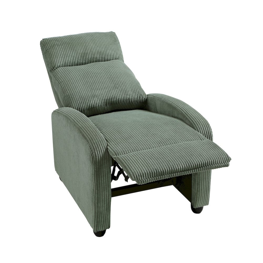 Homelegance  - Parsons Push Back Reclining Chair in Green - 9588GRN-1PB  view 9