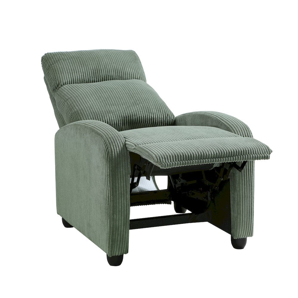 Homelegance  - Parsons Push Back Reclining Chair in Green - 9588GRN-1PB  view 10