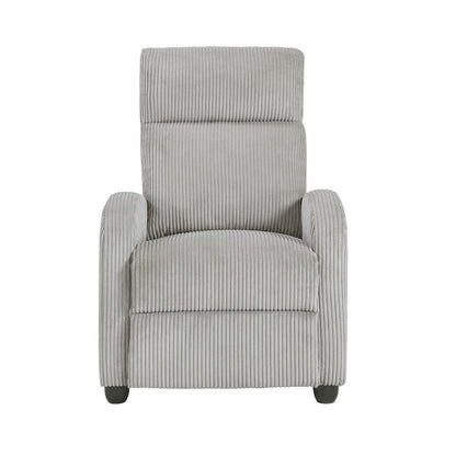 Homelegance  - Parsons Push Back Reclining Chair in Light gray - 9588GRY-1PB  view 1