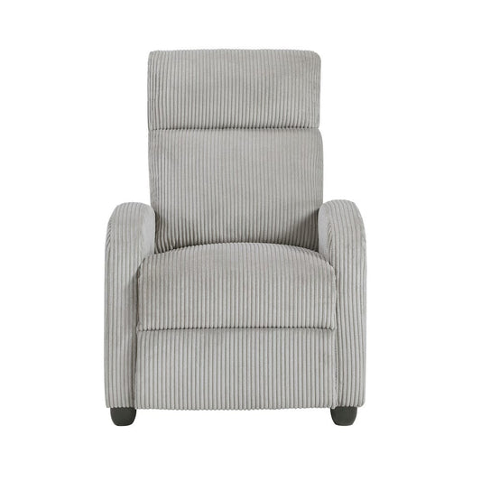 Homelegance  - Parsons Push Back Reclining Chair in Light gray - 9588GRY-1PB  view 1