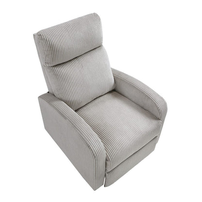 Homelegance  - Parsons Push Back Reclining Chair in Light gray - 9588GRY-1PB  view 3