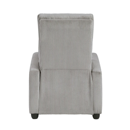 Homelegance  - Parsons Push Back Reclining Chair in Light gray - 9588GRY-1PB  view 6
