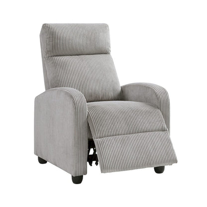 Homelegance  - Parsons Push Back Reclining Chair in Light gray - 9588GRY-1PB  view 7
