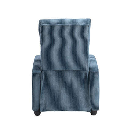 Homelegance  - Parsons Push Back Reclining Chair in Midnight blue - 9588MDN-1PB  view 6