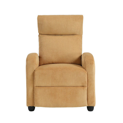 Homelegance  - Parsons Push Back Reclining Chair in Yellow - 9588YLW-1PB  view 1