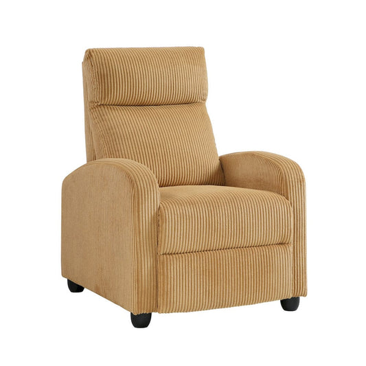 Homelegance  - Parsons Push Back Reclining Chair in Yellow - 9588YLW-1PB  view 2