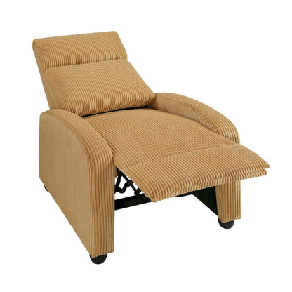 Homelegance  - Parsons Push Back Reclining Chair in Yellow - 9588YLW-1PB  view 4