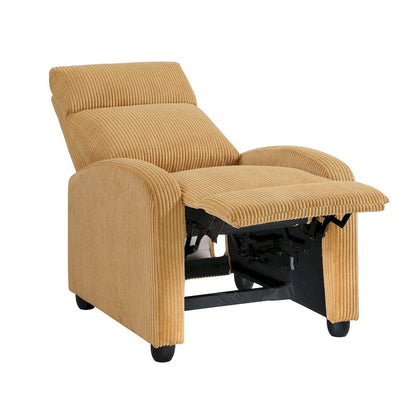 Homelegance  - Parsons Push Back Reclining Chair in Yellow - 9588YLW-1PB  view 5
