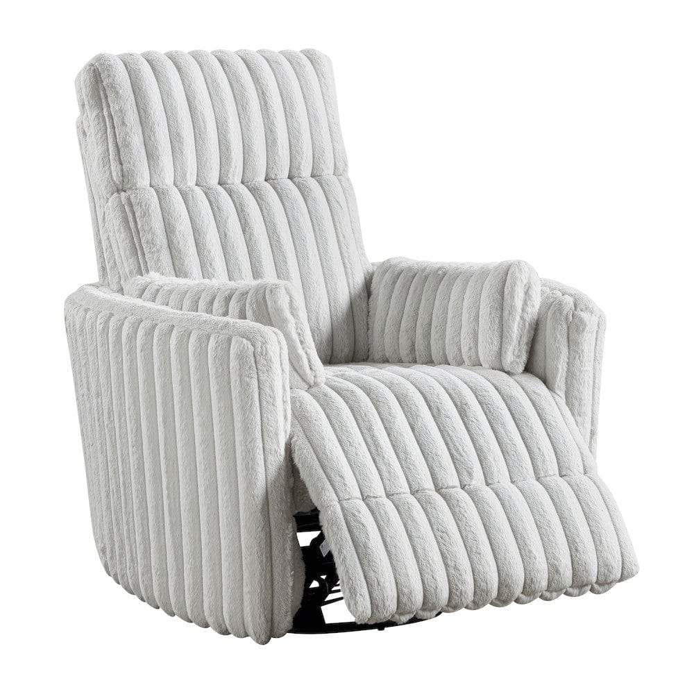 Homelegance  - Payton Swivel Glider Reclining Chair in Gray - 9501MBE-1  view 1