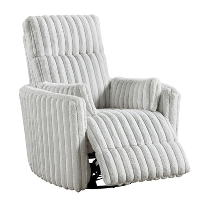 Homelegance  - Payton Swivel Glider Reclining Chair in Gray - 9501MBE-1  view 1