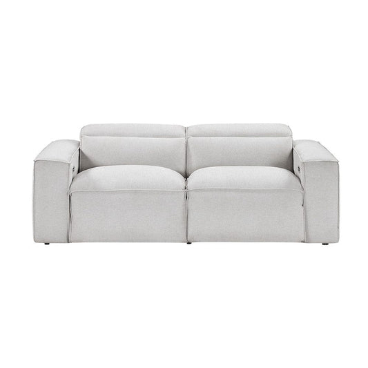 Homelegance  - Phoebe Power Double Reclining Love Seat W/ Power Headrests in Light gray - 8414GRY-2PWHx  view 1