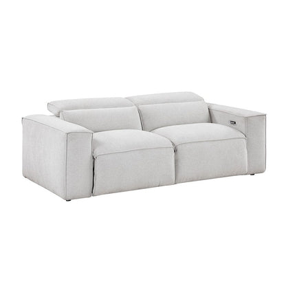 Homelegance  - Phoebe Power Double Reclining Love Seat W/ Power Headrests in Light gray - 8414GRY-2PWHx  view 5
