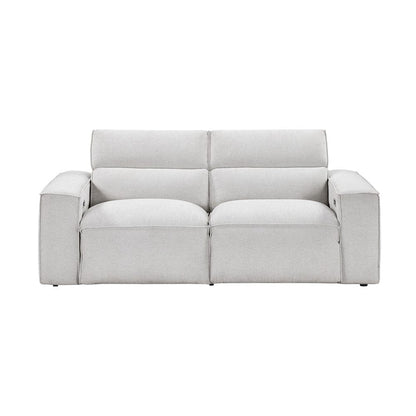 Homelegance  - Phoebe Power Double Reclining Love Seat W/ Power Headrests in Light gray - 8414GRY-2PWHx  view 8
