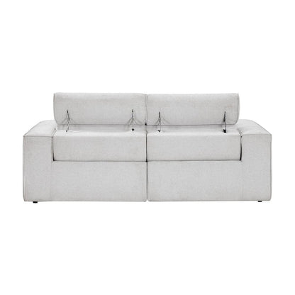 Homelegance  - Phoebe Power Double Reclining Love Seat W/ Power Headrests in Light gray - 8414GRY-2PWHx  view 11