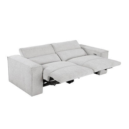 Homelegance  - Phoebe Power Double Reclining Love Seat W/ Power Headrests in Light gray - 8414GRY-2PWHx  view 12