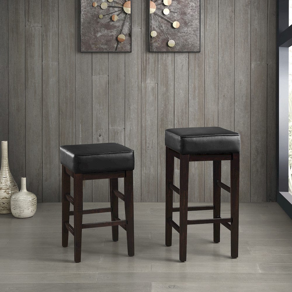 Homelegance  - Pittsville Counter Height Stool in Black - 5684BK-24  view 2