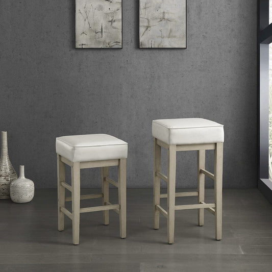 Homelegance  - Pittsville Pub Height Stool in White - 5684WH-29  view 2