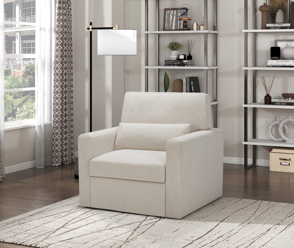 Homelegance  - Pompano Swivel Chair in Beige - 9630BE-1SW  view 2