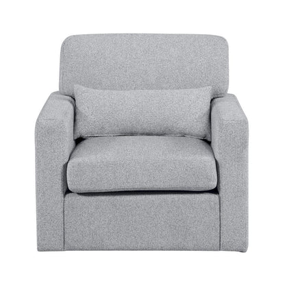 Homelegance  - Pompano Swivel Chair in Gray - 9630GY-1SW  view 1