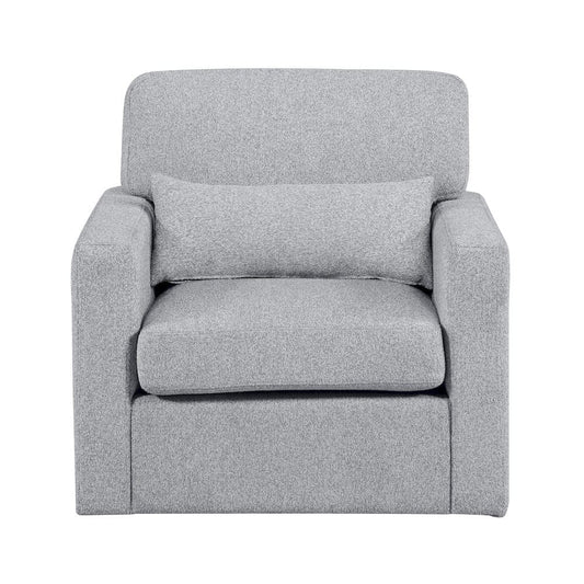 Homelegance  - Pompano Swivel Chair in Gray - 9630GY-1SW  view 1
