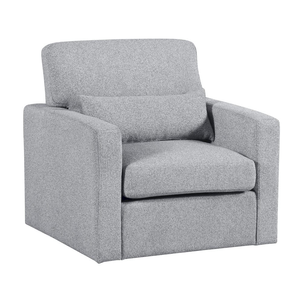 Homelegance  - Pompano Swivel Chair in Gray - 9630GY-1SW  view 4