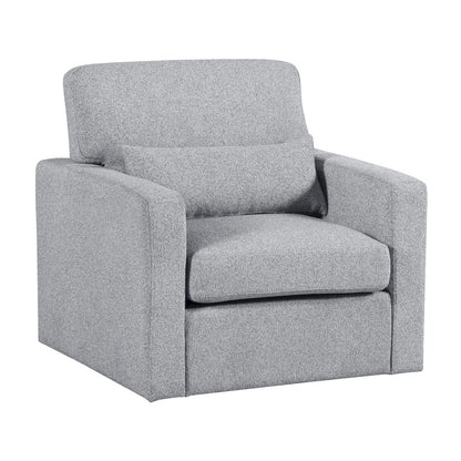 Homelegance  - Pompano Swivel Chair in Gray - 9630GY-1SW  view 4